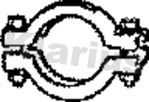 Clamping Piece, exhaust system (VAP31AW)