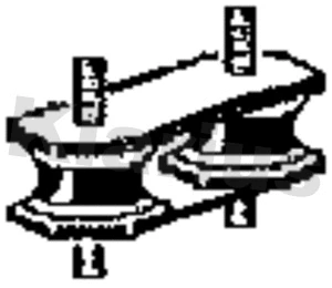 Mount, exhaust system (420401)