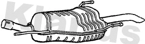Rear Muffler (221136)