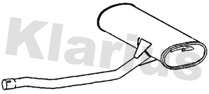 Rear Muffler (FT1028H)