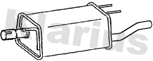 Rear Muffler (220840)