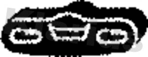 Bracket, muffler (GMR52)