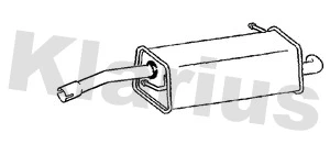 Rear Muffler (221656)