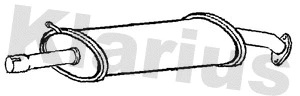 Centre Muffler (231422)