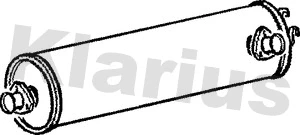 Centre Muffler (220285)