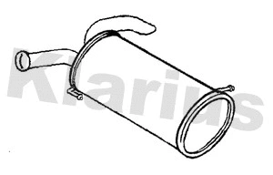 Rear Muffler (211085)