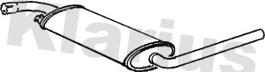Centre Muffler (230597)