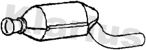 Soot/Particulate Filter, exhaust system (390272)