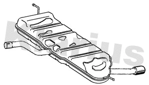 Rear Muffler (211357)