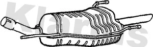 Rear Muffler (220970)