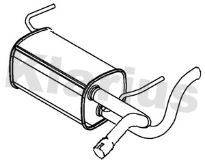 Rear Muffler (221720)