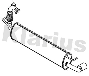 Rear Muffler (221727)