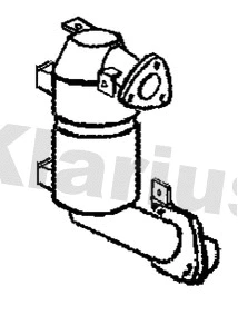 Soot/Particulate Filter, exhaust system (390620)