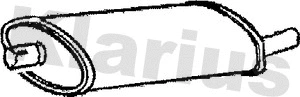 Centre Muffler (210683)