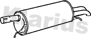 Rear Muffler (220591)