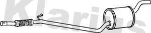 Centre Muffler (260222)