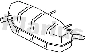 Rear Muffler (240851)