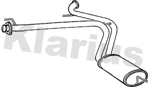 Rear Muffler (250734)