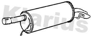 Rear Muffler (260855)