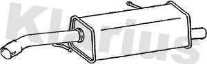 Rear Muffler (220820)
