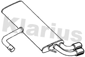 Rear Muffler (221821)