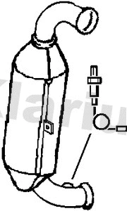 Soot/Particulate Filter, exhaust system (390183)