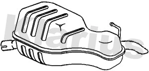 Rear Muffler (210855)