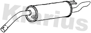 Rear Muffler (240744)