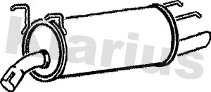 Rear Muffler (220457)