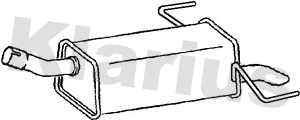 Rear Muffler (220996)