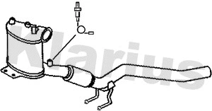Soot/Particulate Filter, exhaust system (390480)