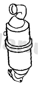 Soot/Particulate Filter, exhaust system (390555)