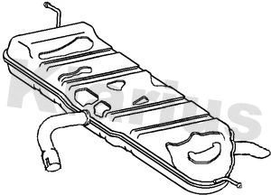 Rear Muffler (221067)