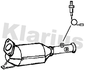 Soot/Particulate Filter, exhaust system (390505)