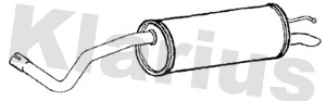 Rear Muffler (221657)