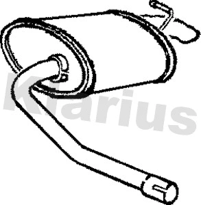 Rear Muffler (220411)