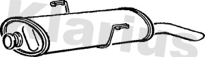 Rear Muffler (220366)