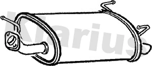 Rear Muffler (210781)