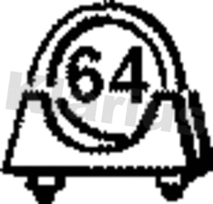 Clamping Piece, exhaust system (SYA22AM)