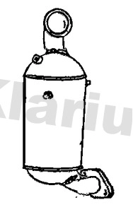 Soot/Particulate Filter, exhaust system (390975)
