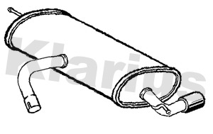Rear Muffler (211509)