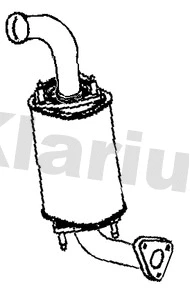 Soot/Particulate Filter, exhaust system (390451)