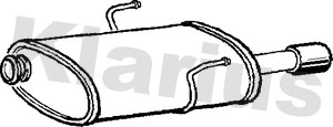 Rear Muffler (231033)
