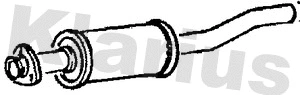 Centre Muffler (AU143B)