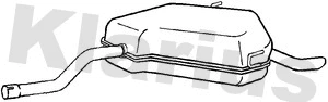 Rear Muffler (250665)