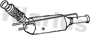 Soot/Particulate Filter, exhaust system (390289)