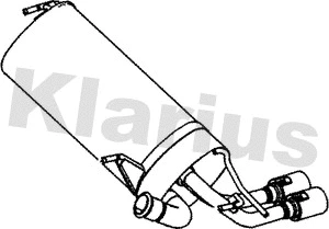 Rear Muffler (221025)