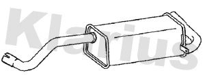 Rear Muffler (211182)