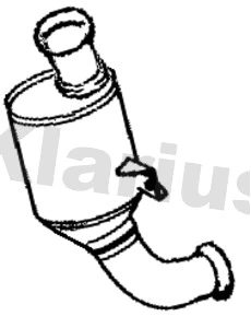 Soot/Particulate Filter, exhaust system (399227)