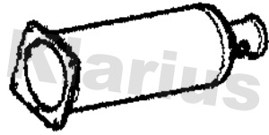 Soot/Particulate Filter, exhaust system (390683)